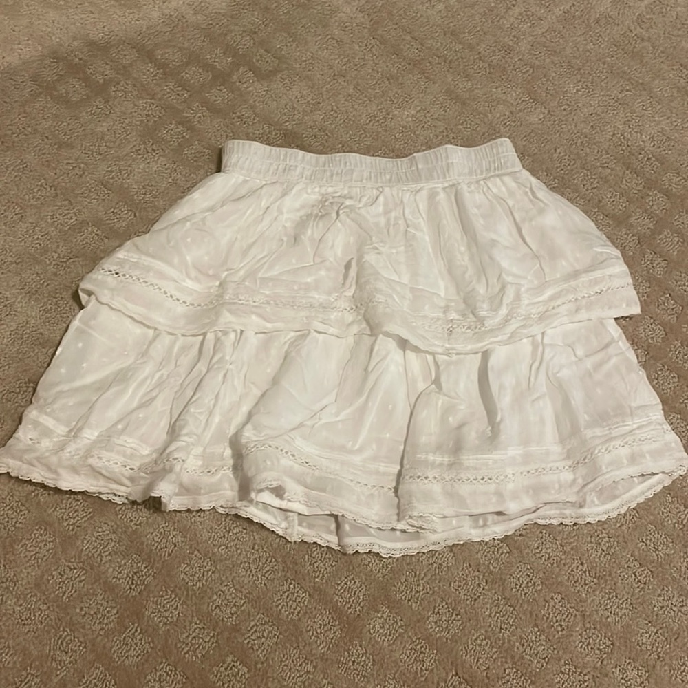 white skirt
